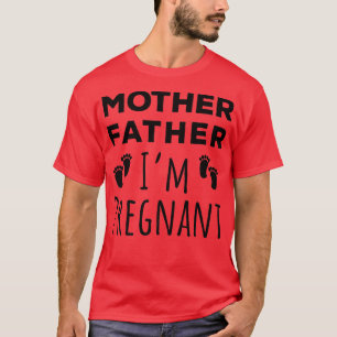 Camiseta anúncio de gravidez avós pai