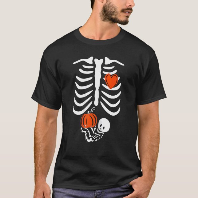 Camiseta Anúncio de gravidez de ação de graças (Frente)