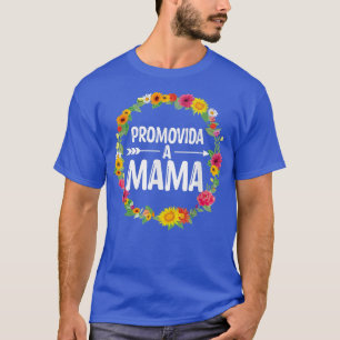 Camiseta Anúncio de Gravidez de dia de as mães Promovida A