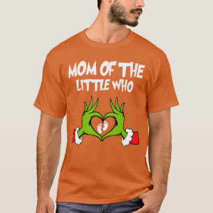 Camiseta Anúncio de Gravidez de Natal Engraçado Mãe dele Li