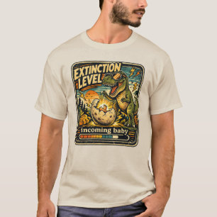 Camiseta Anúncio de Gravidez Divertido Revelação de Bebê Pa
