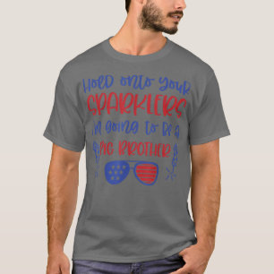 Camiseta Anúncio de gravidez do Big Brother Sparkler em 4 d