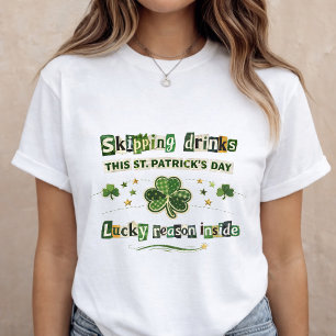 Camiseta Anúncio de Gravidez do Dia de São Patrício
