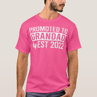 Camiseta Anúncio De Gravidez Do Vovô Mens Promovido A N