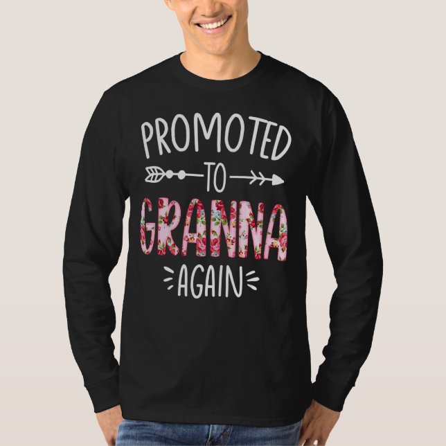Camiseta Anúncio De Gravidez Em Breve Para Ser Granna Novam (Frente)