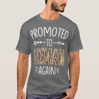 Camiseta Anúncio De Gravidez Leopard Em Breve Para Memaw Ag