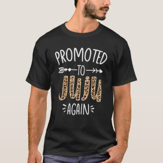 Camiseta Anúncio De Gravidez Leopard Em Breve Para Ser Juju