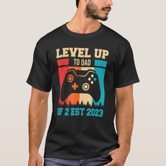 Camiseta Anúncio De Gravidez Levado Até Pai Brevemente Para (Frente)