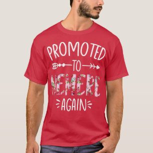 Camiseta Anúncio De Gravidez Logo Para Ser Lembrado De Novo