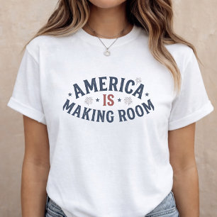 Camiseta Anúncio de Gravidez Mãe para Ser 4 de Julho