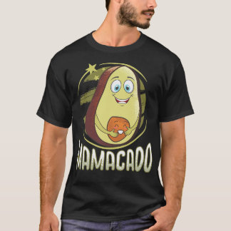 Camiseta Anúncio de Gravidez Mamacado Funny Mama Avocado