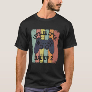 Camiseta Anúncio de Gravidez Papai Novamente, Subiu Para