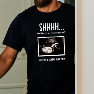 Camiseta Anúncio de Gravidez Secreto Ultrasom