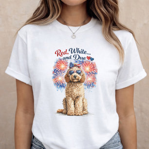 Camiseta Anúncio de Gravidez Vermelho Branco e Futuro Mamãe