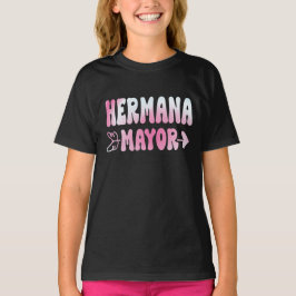 Camiseta Anúncio de Irmã Mais Velha Big Sister