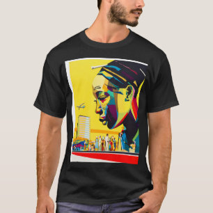 Camiseta Anúncio de Viagens vintage L'Afrique Par Sabena