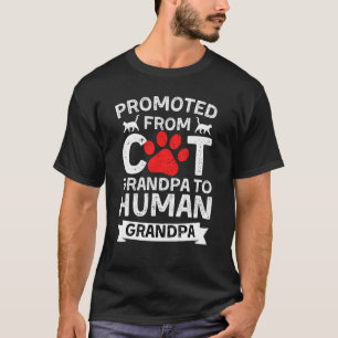 Camiseta Anúncio Divertido de Gravidez do Novo Avô