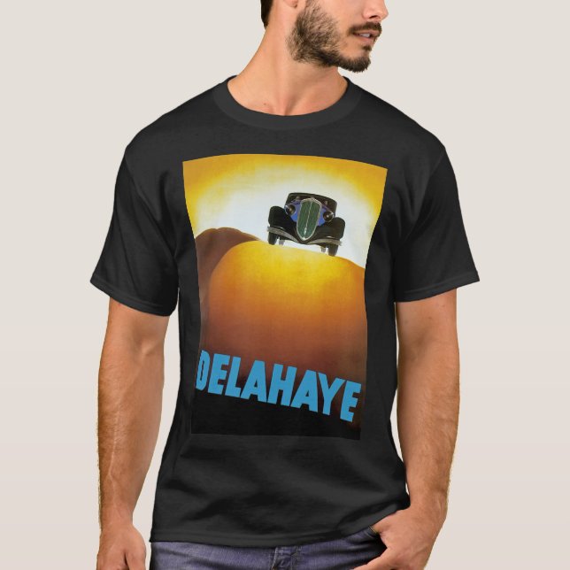 Camiseta Anúncio do Automobile Delahaye (Frente)