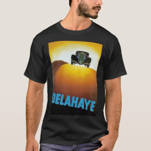 Camiseta Anúncio do automóvel de Delahaye
