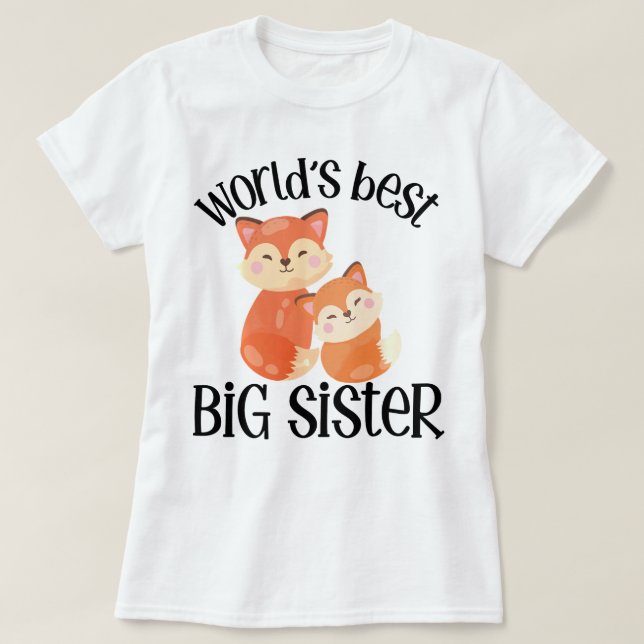 Camiseta Anúncio do Bebê da Irmã Fox (Frente do Design)