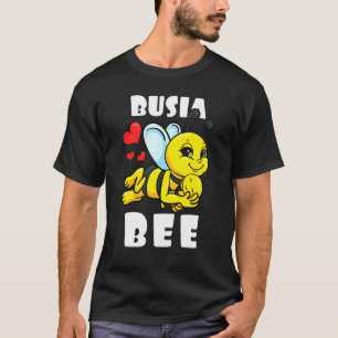 Camiseta Anúncio do Bebê do Busia Bee Matching Family Outfi