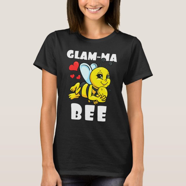 Camiseta Anúncio do Bebê do Mãe Bee Correspondente à Famíli (Frente)