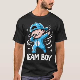 Camiseta Anúncio do Bebê do Time Boy do Partido Revelação d