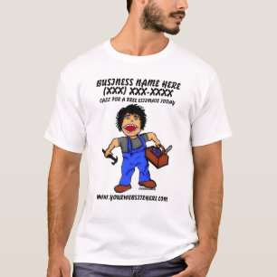 Camiseta Anúncio do Construtor Profissional