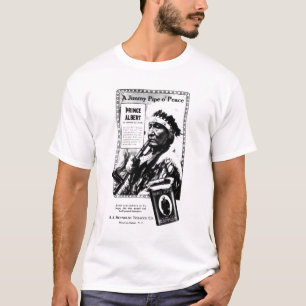 Camiseta Anúncio do fumador de tubulação da paz do vinta
