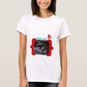 Camiseta Anúncio do Sonogram do ultra-som da surpresa