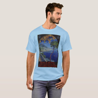 Camiseta Anúncio do viagem do verão do vintage de Salerno