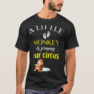 Camiseta Anúncio Engraçado de Gravidez Revelação de Novo Be