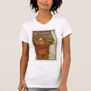 Camiseta Anúncio Francês de Creme Dental Art Nouveau