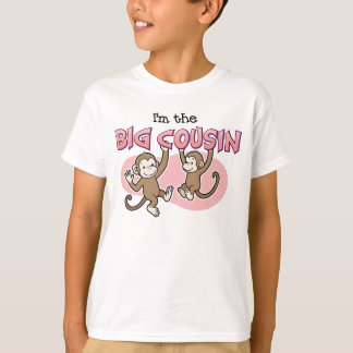 Camiseta Anúncio grande do macaco do primo