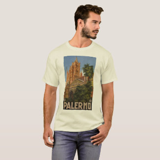Camiseta anúncio italiano do viagem de Palermo Sicília do