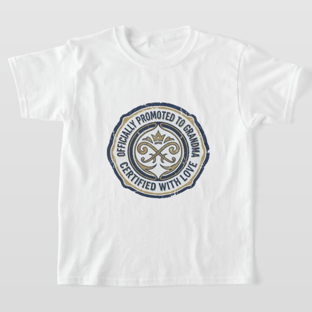 Camiseta Anúncio Oficial de Avó (Postura )