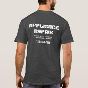 Camiseta Anúncio profissional de reparo de dispositivos