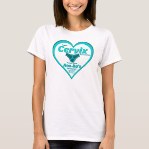 Camiseta Anúncio público da cerviz - cancer da pilha de