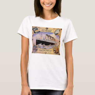 Camiseta Anúncio titânico do sabão do vintage