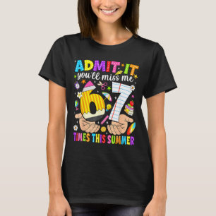 Camiseta Anúncio Você Sentirá Saudades 67 Vezes Neste Verão