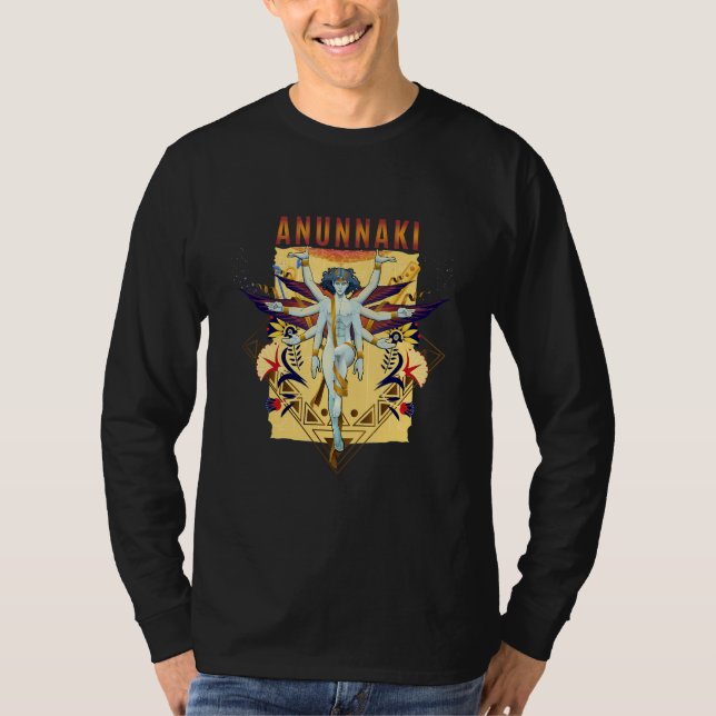 Camiseta Anunnaki Antigo Rei Deus Sumeriano Nibiru Enki En (Frente)
