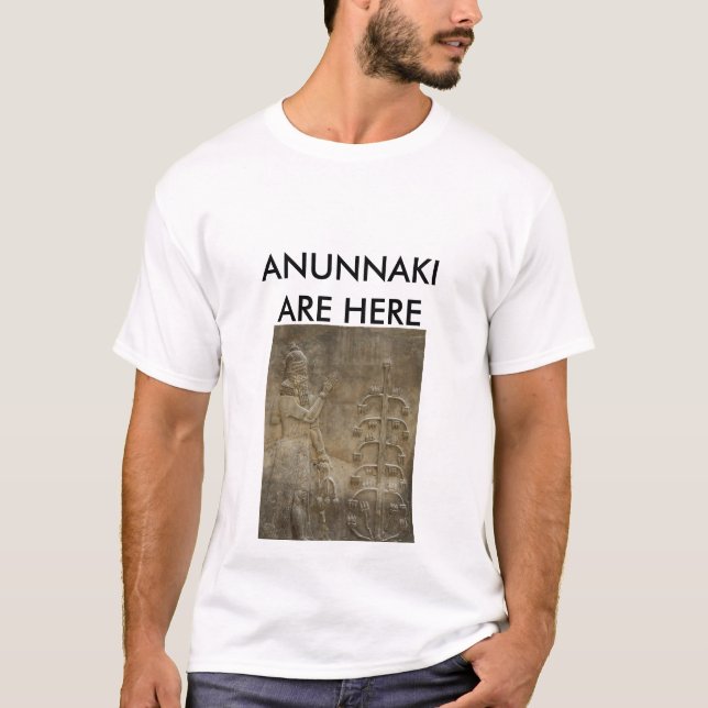 CAMISETA ANUNNAKI ESTÃO AQUI (Frente)