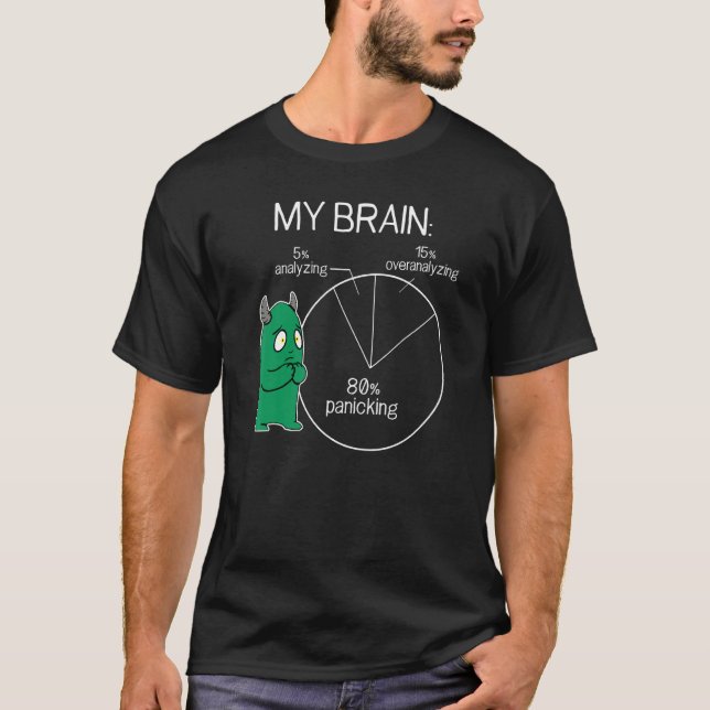 Camiseta Anxiety Panick Mode Overthinking (Frente)