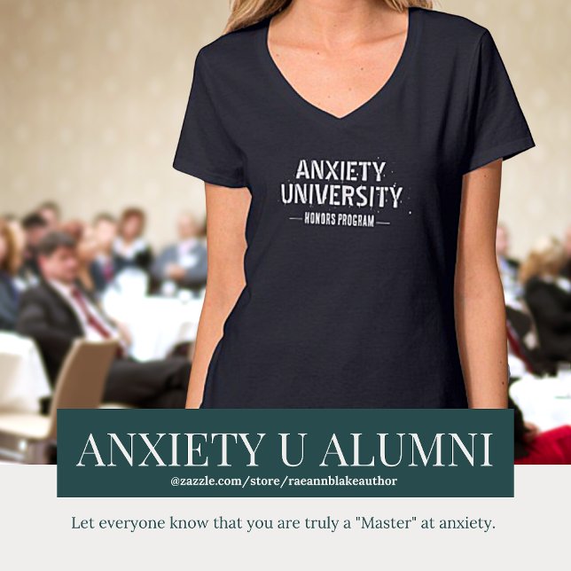 Camiseta Anxiety University - Honors Program (Criador carregado)