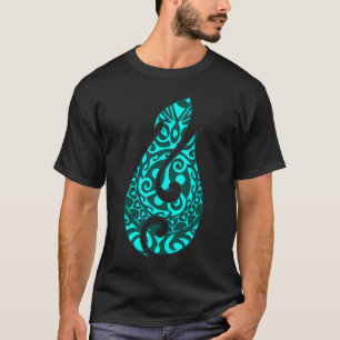 Camiseta anzol de peixe Maori da Polinésia Hei Matau anzol