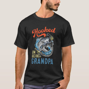 Camiseta Anzol de Pesca Retro Apaixonado por Ser Avô para H