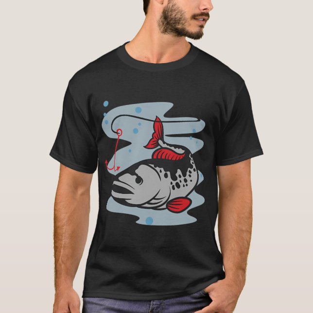 Camiseta Anzol para truta (Frente)