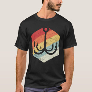 Camiseta Anzol Peixe de Água Doce e Pesca de Robalo