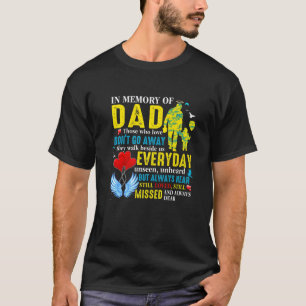 Camiseta Ao Amar A Memória Do Pai No Céu, Meu Pai Minha G