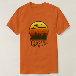 Camiseta Ao Ar Livre Chegue Lá!